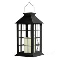 Lampa solarna LED latarenka czarna barwa ciepła 2700K 