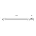 Oprawa liniowa hermetyczna 150cm 52W LED barwa neutralna IP66 IK08 Kobi
