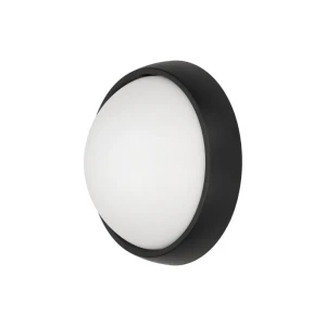 Oprawa zewnętrzna plafon ścienno-sufitowy LED średnica 17cm  czarny