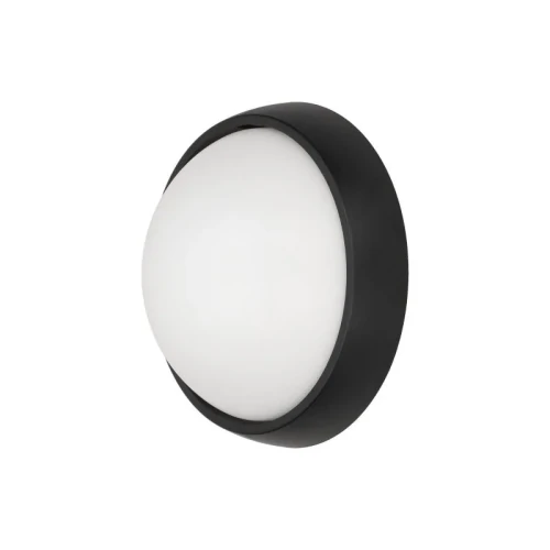 Oprawa zewnętrzna plafon ścienno-sufitowy LED średnica 17cm  czarny