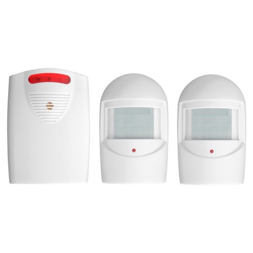Zestaw czujników ruchu z sygnalizacją bezprzewodową IP44 120m Virone Orno 