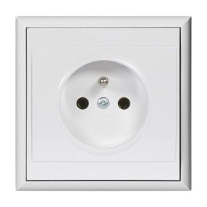 Gniazdo pojedyncze podtynkowe 2P+Z 16A PT-16L białe
