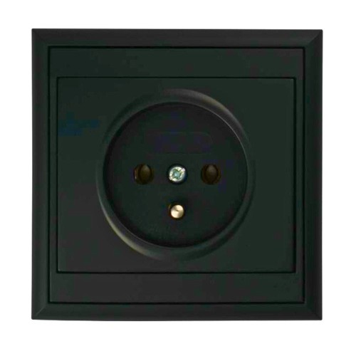 Gniazdo pojedyncze podtynkowe 2P+Z 16A PT-16L czarne