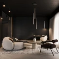 PIANO BLACK GOLD LAMPA WISZACA 3 10117 TK Lighting