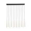 PIANO BLACK GOLD LAMPA WISZACA 12 10119 TK Lighting
