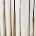 PIANO BLACK GOLD LAMPA WISZACA 12 10119 TK Lighting
