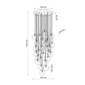 NILOS BLACK GOLD LAMPA WISZĄCA 26 10099 TK Lighting