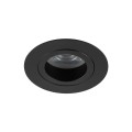 Lampa sufitowa AURA czarna na gwint GU10 z szklanym kloszem 10571 TK Lighting