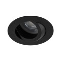 Lampa sufitowa AURA czarna na gwint GU10 z szklanym kloszem 10571 TK Lighting