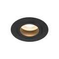 Lampa sufitowa AURA czarna na gwint GU10 z szklanym kloszem 10571 TK Lighting