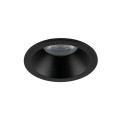 Oczko sufitowe OPTI czarne na gwint GU10 z szklanym kloszem 10577 TK Lighting