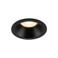 Oczko sufitowe OPTI czarne na gwint GU10 z szklanym kloszem 10577 TK Lighting