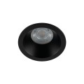 Oczko sufitowe OPTI czarne na gwint GU10 z szklanym kloszem 10577 TK Lighting