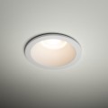 Oczko sufitowe OPTI białe na gwint GU10 z szklanym kloszem 10578 TK Lighting