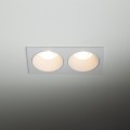 Oczko sufitowe PRISMA biały na gwint GU10 z szklanym kloszem 10580 TK Lighting