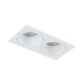 Oczko sufitowe PRISMA biały na gwint GU10 z szklanym kloszem 10580 TK Lighting
