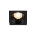Oczko wpuszczane PRISMA czarna na gwint GU10 z szklanym kloszem 10581 TK Lighting