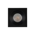Oczko wpuszczane PRISMA czarna na gwint GU10 z szklanym kloszem 10581 TK Lighting