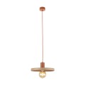 Lampa wisząca SILA ceglasta na gwint E27 z kloszem 10954 TK Lighting