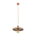 Lampa wisząca SILA ceglasta na gwint E27 z kloszem 10954 TK Lighting