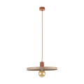 Lampa wisząca SILA ceglasta na gwint E27 z kloszem 10955 TK Lighting