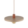 Lampa wisząca SILA ceglasta na gwint E27 z kloszem 10955 TK Lighting