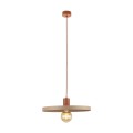 Lampa wisząca SILA ceglasta na gwint E27 z kloszem 10955 TK Lighting