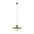 Lampa wisząca SILA zielona na gwint E27 z kloszem 10761 TK Lighting