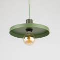 Lampa wisząca SILA zielona na gwint E27 z kloszem 10761 TK Lighting