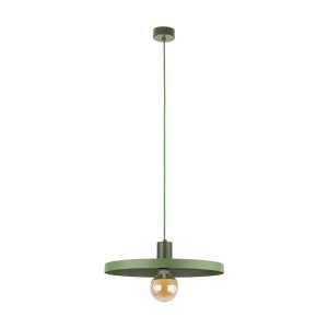 Lampa wisząca SILA zielona na gwint E27 z kloszem 10762 TK Lighting