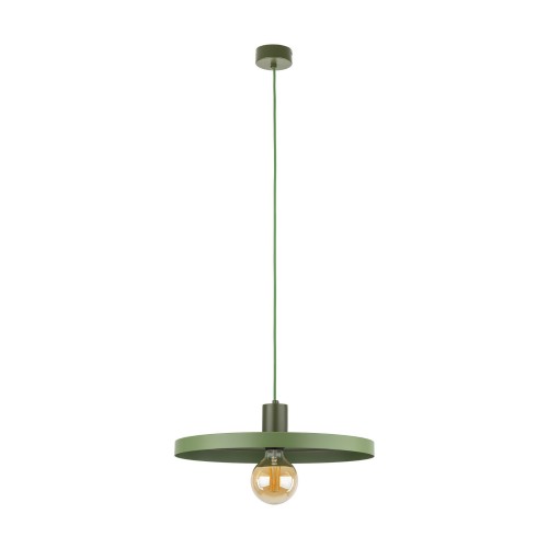 Lampa wisząca SILA zielona na gwint E27 z kloszem 10762 TK Lighting