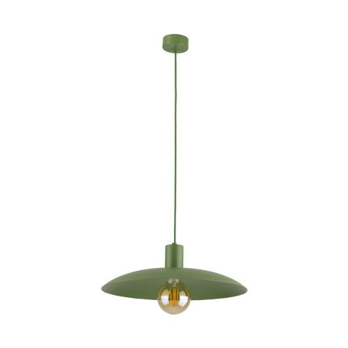 Lampa wisząca ASTRA zielona na gwint E27 z kloszem 10713 TK Lighting