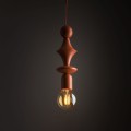 Lampa wisząca TOWER ceglasta na gwint E27 styl Glamour 10869 TK Lighting