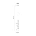 Lampa wisząca TOWER sabia na gwint E27 styl Glamour 10870 TK Lighting