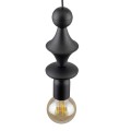 Lampa wisząca TOWER czarna na gwint E27 styl Glamour 10871 TK Lighting