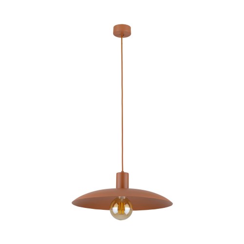 Lampa wisząca ASTRA ceglasta na gwint E27 z kloszem 10882 TK Lighting