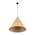 Lampa wisząca SOLIS czarna na gwint E27 z kloszem 10597 TK Lighting