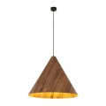 Lampa wisząca SOLIS czarna na gwint E27 z kloszem 10598 TK Lighting