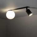 Lampa sufitowa VOX czarna na gwint G9/GU10 z kloszem 10927 TK Lighting