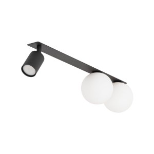 Lampa sufitowa VOX czarna na gwint G9/GU10 z kloszem 10928 TK Lighting