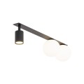 Lampa sufitowa VOX czarna na gwint G9/GU10 z kloszem 10928 TK Lighting