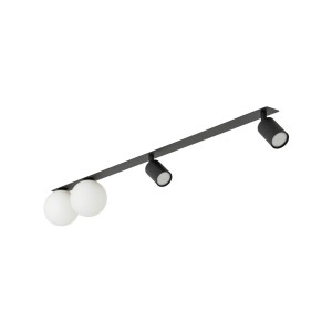 Lampa sufitowa VOX czarna na gwint G9/GU10 z kloszem 10929 TK Lighting
