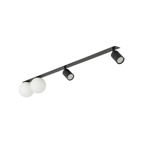 Lampa sufitowa VOX czarna na gwint G9/GU10 z kloszem 10929 TK Lighting