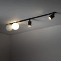 Lampa sufitowa VOX czarna na gwint G9/GU10 z kloszem 10929 TK Lighting