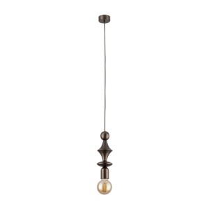 Lampa wisząca TOWER brązowy na gwint E27 styl Glamour 10703 TK Lighting