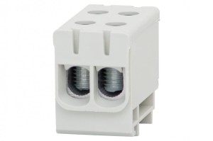 Listwa zaciskowa ZUG na szynę TH 1-torowy 2x 50mm2 Al/Cu Szara