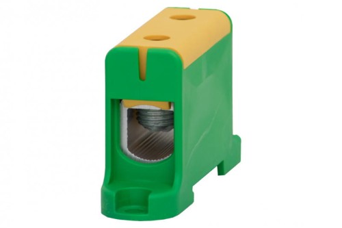 Listwa zaciskowa ZUG na szynę TH 1-torowy 16mm2-95mm2 Al/Cu Zółto-zielony