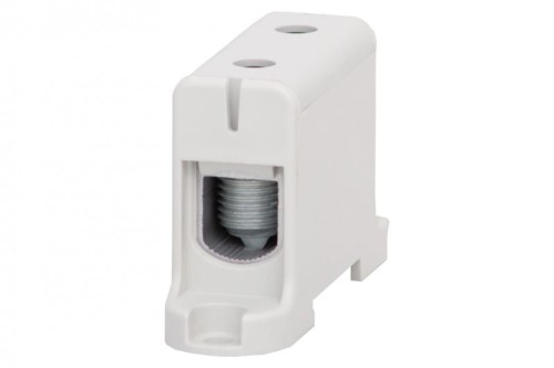 Listwa zaciskowa ZUG na szynę TH 1-torowy 16mm2-95mm2 Al/Cu Szary