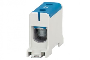 Listwa zaciskowa ZUG na szynę TH 1-torowy 16mm2-95mm2 Al/Cu Niebieska