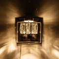 Kinkiet lampa ścienna GEM kolor francuskie złoto metal/szkło, LED 450 Lm 3000K IP20 W0389-01A-F7AC Zuma Line